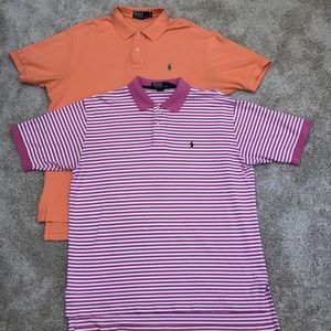 Pair of Men’s Ralph Lauren Polo Shirts Sz XL Golf